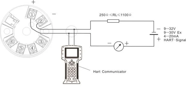 PT100 PT1000 Temperature Transmitter Used to The Rtd/Tc