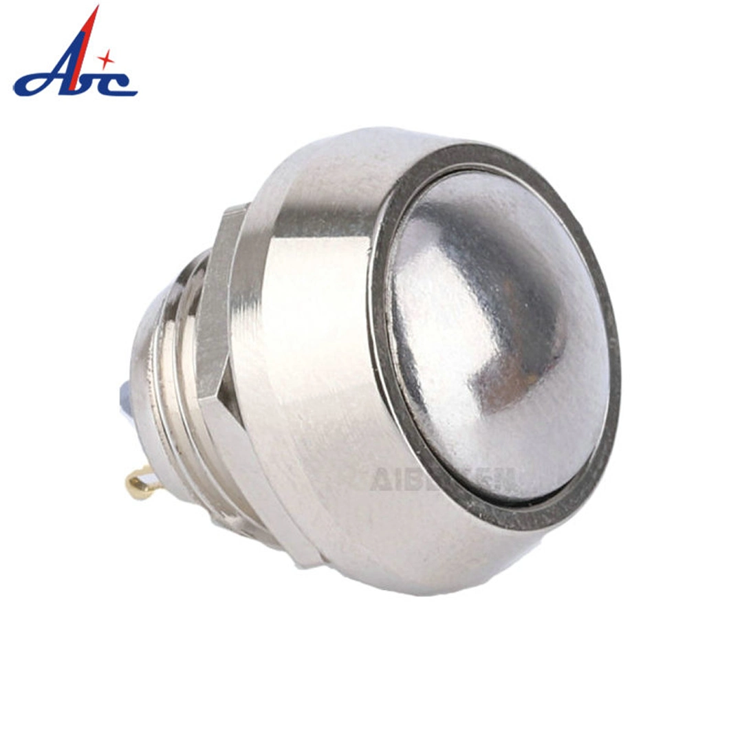 Domed Head 1no Momentary Function with Screw Terminal 12 mm Push Button Switch