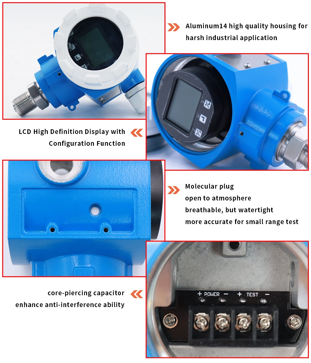 Explosion Proof Smart 4-20mA Temperature Transmitter with LCD Backlight-Factory Price